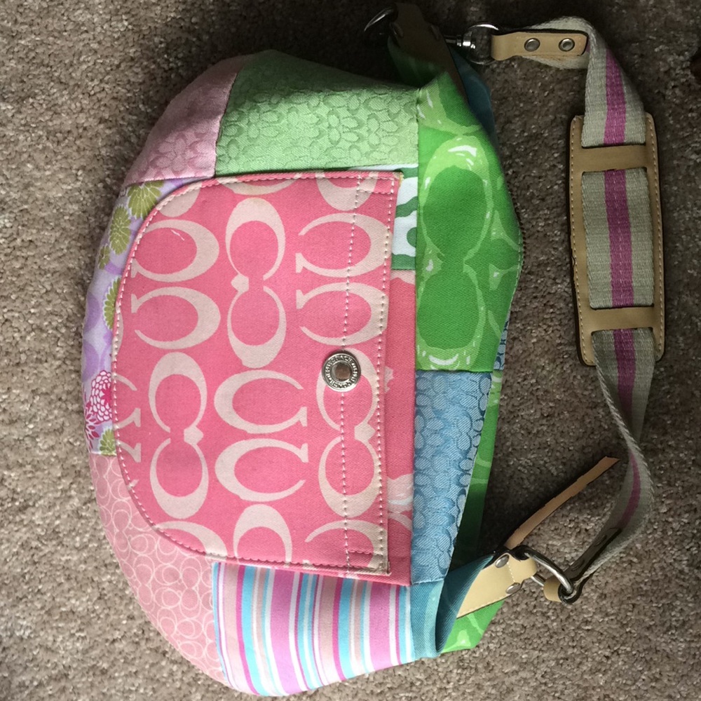 Coach Hampton Spring Patchwork Purse